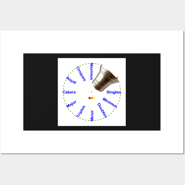 Bell Tower Wall Clock - Brass Wall Art by Grandsire